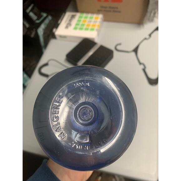 Nalgene 32 oz Wide Mouth Water Bottle – Smoke Gray, BPA-Free, Made in USA - Picture 3 of 4